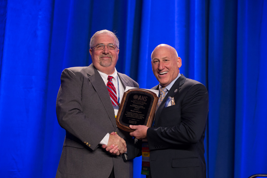 Randy Edington - Education, Training & Workforce Development Division Robert L. Long Training Excellence Award, Joe Waid accepting on his behalf